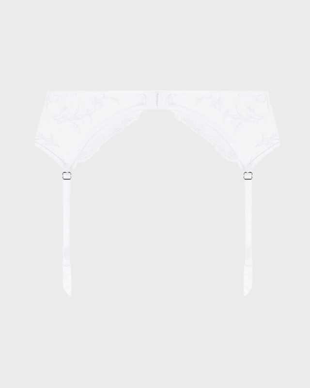Source Beaute Embroidered Lace Garter Belt